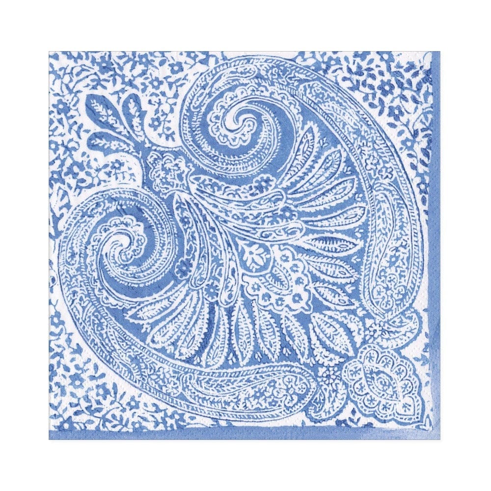 An image of Caspari Paisley Medallion Luncheon Napkins