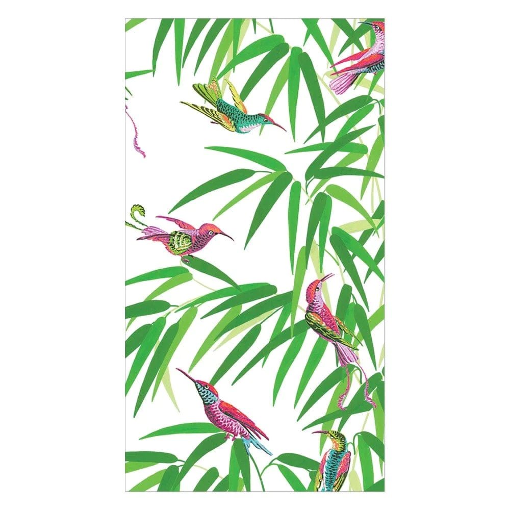 Caspari Birds in Paradise Guest Towels