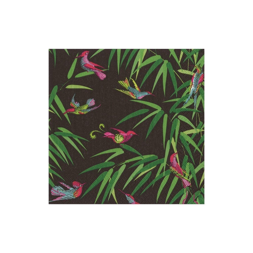 An image of Caspari Birds in Paradise Cocktail Napkins