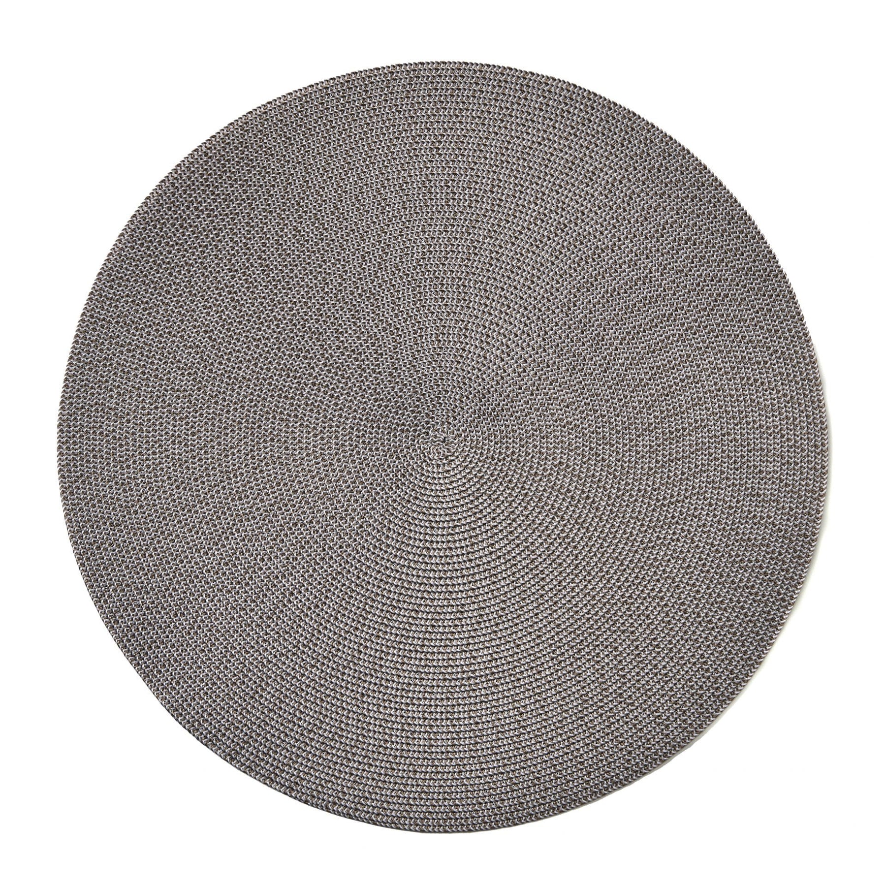 An image of Deborah Rhodes Bistro Round Braided Placemat - Set of 4