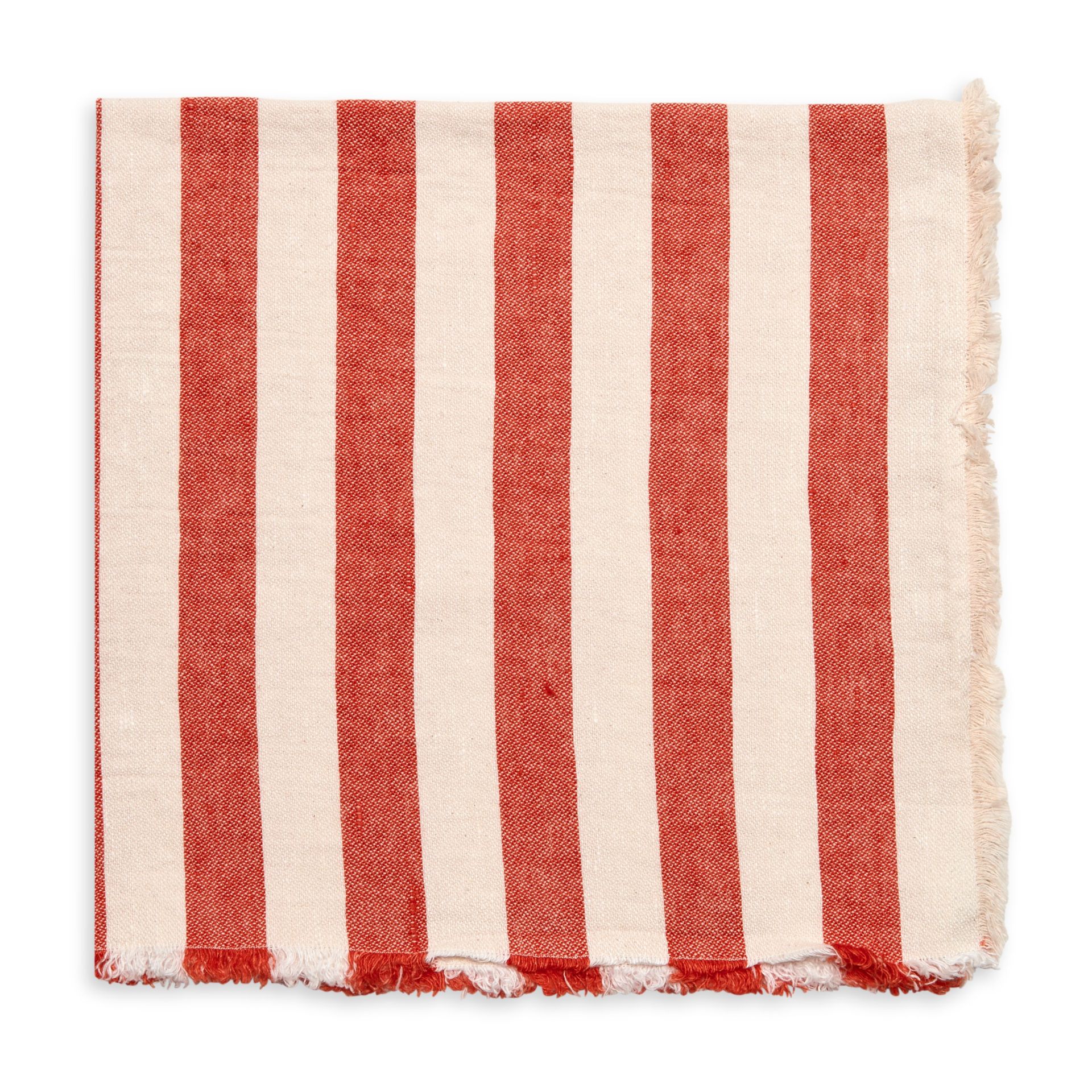 Deborah Rhodes Fringe Awning Stripe Napkin - Set of 4