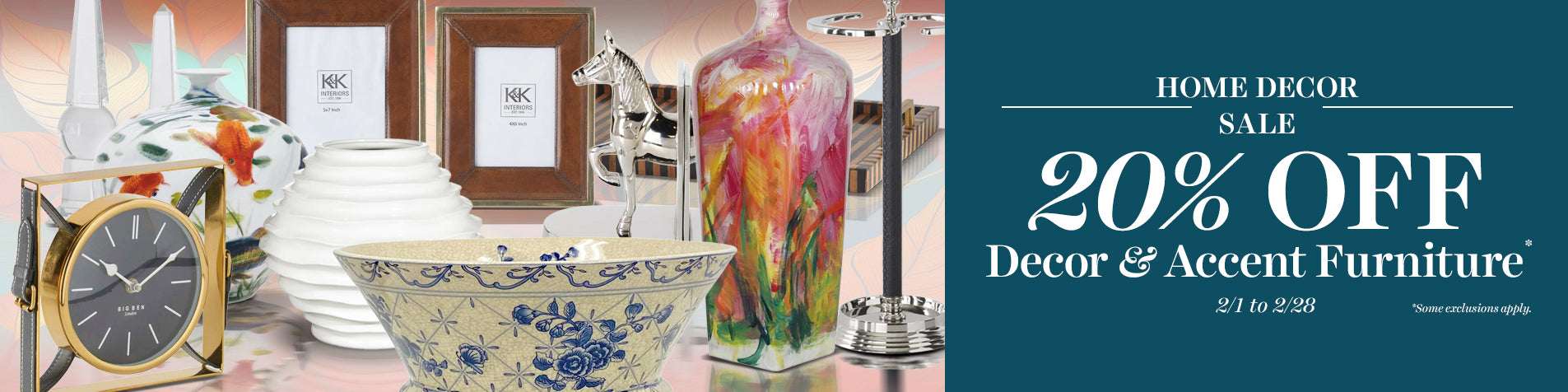 20% Off Home Decor Sale