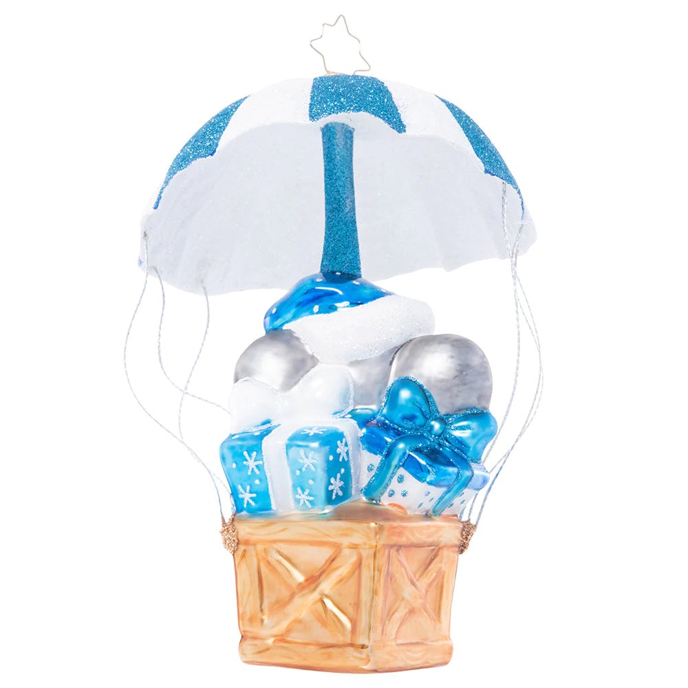An image of Christopher Radko Bundle of Joy Baby Ornament