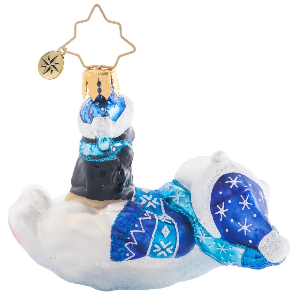 An image of Christopher Radko Perfect Polar Pals Gem Ornament