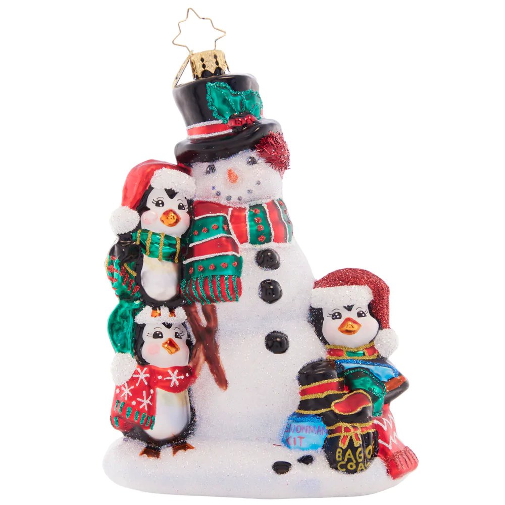 An image of Christopher Radko Building Friends in Cold Places Ornament