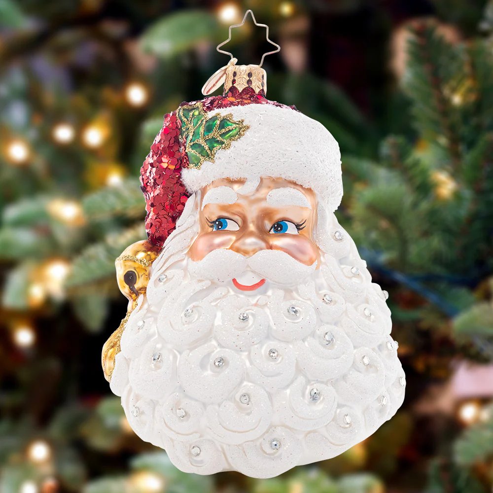Christopher Radko Sparkling Saint Nick Ornament
