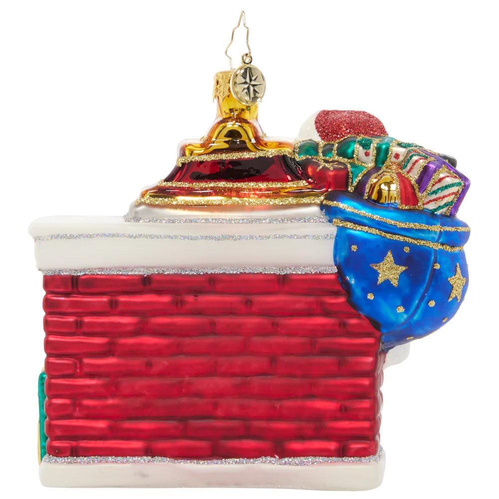An image of Christopher Radko Nice List Santa Ornament