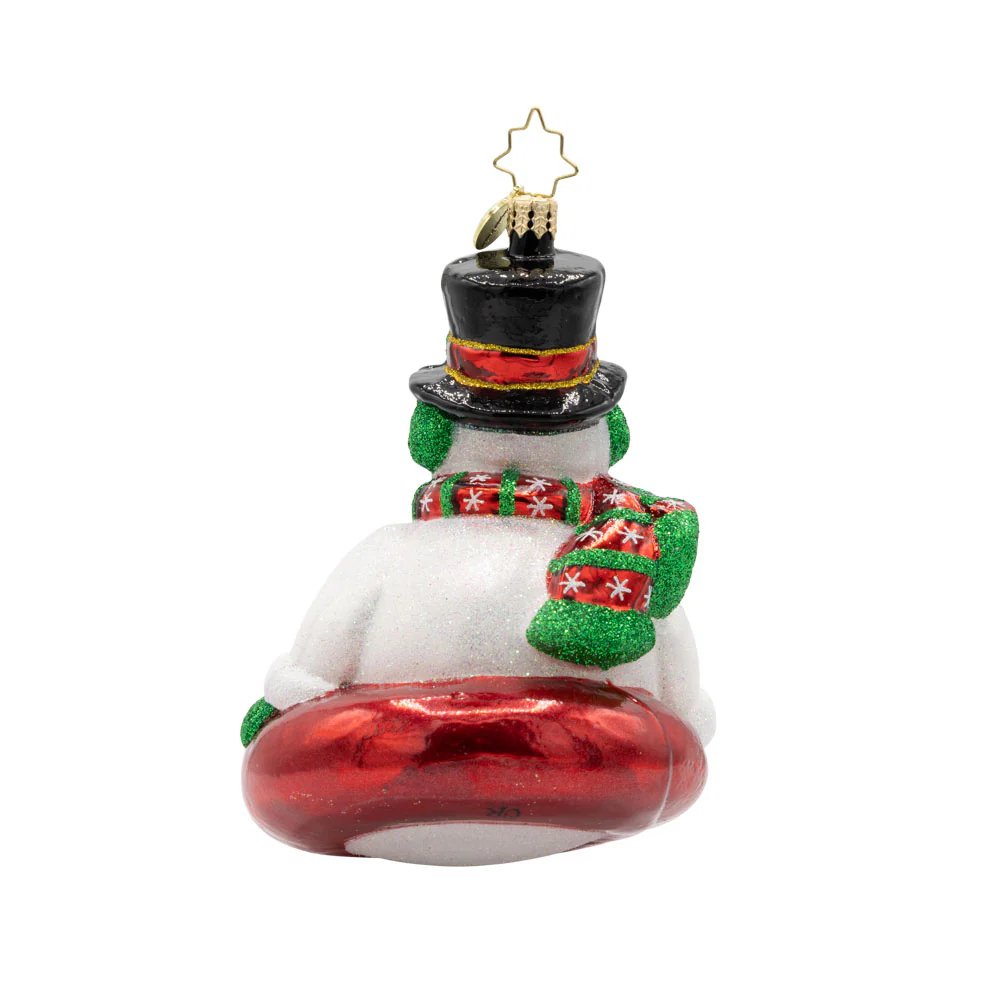 An image of Christopher Radko Snowy Slider Ornament