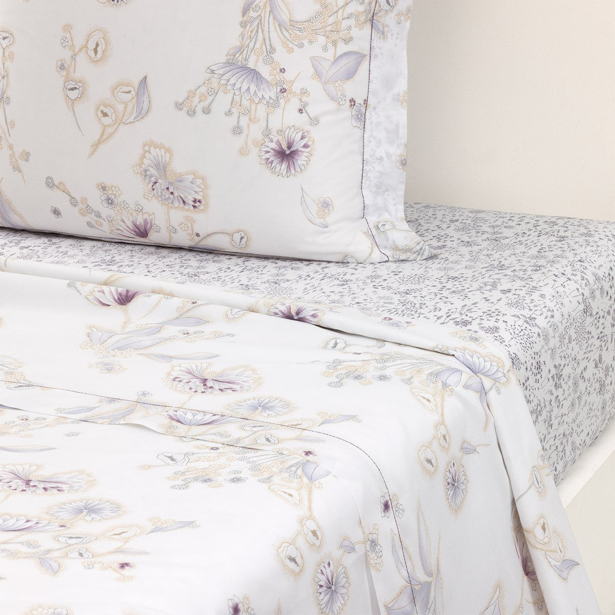 Yves Delorme Givre Flat Sheet