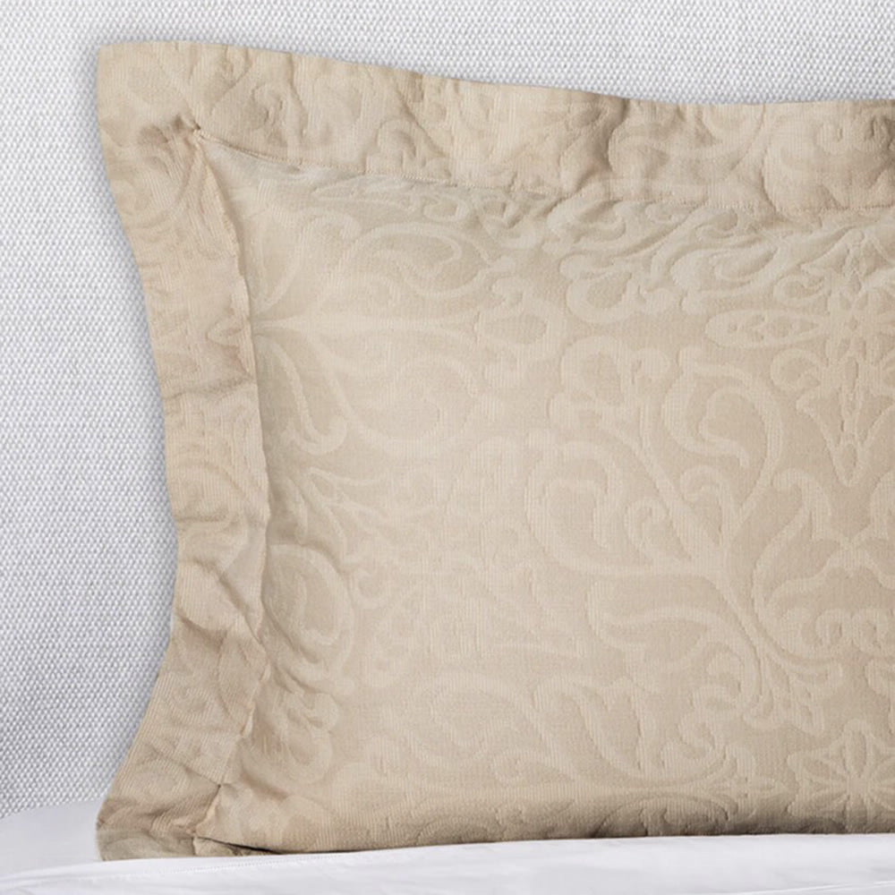 Sferra Battia Sham - Euro - Cashew