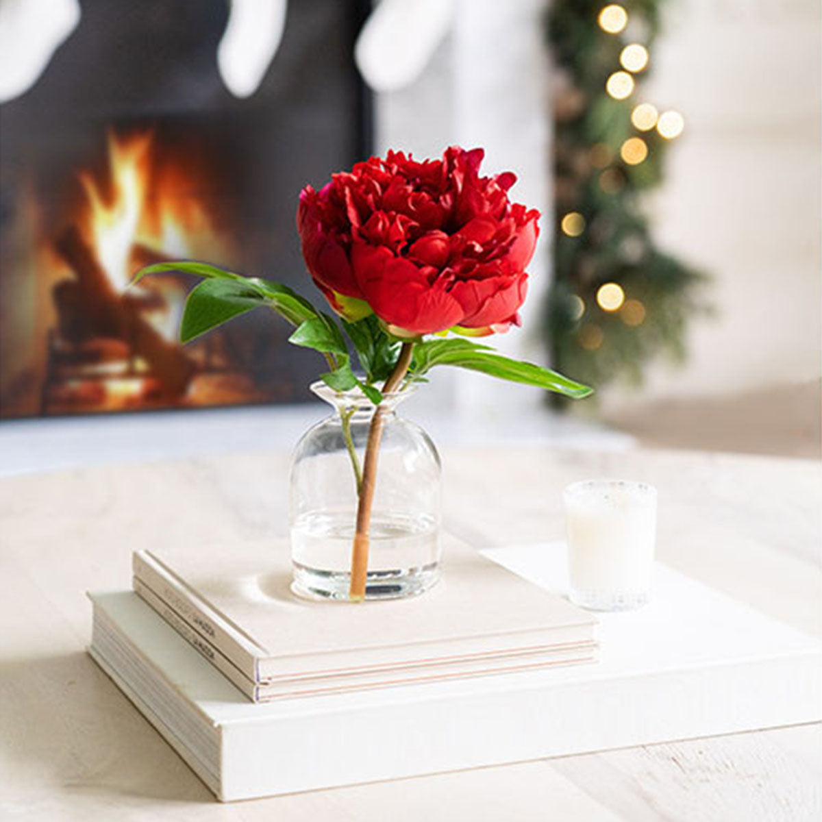 An image of Diane James Red Peony Blossom