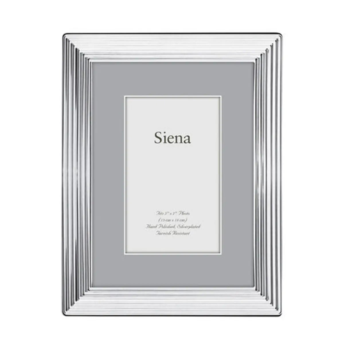 Siena Ridged Silverplate Frame