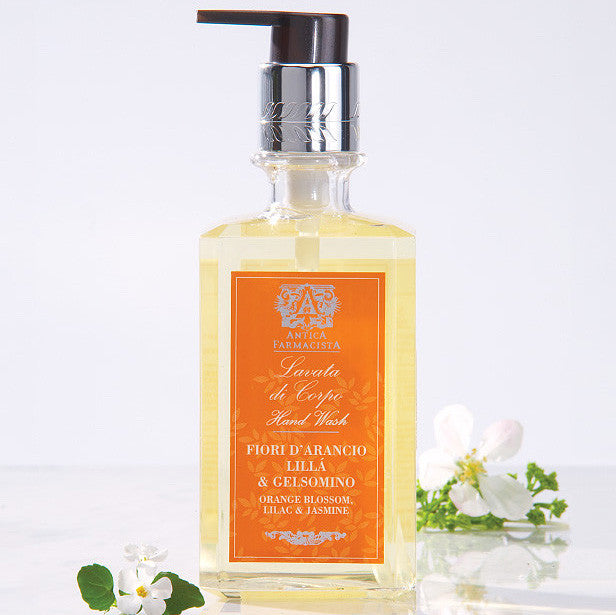 An image of Antica Farmacista Orange Blossom, Lilac & Jasmine Hand and Body Wash 10 fl oz