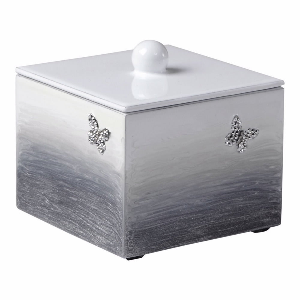 Mike and Ally Breeze Gray Tall Square Container