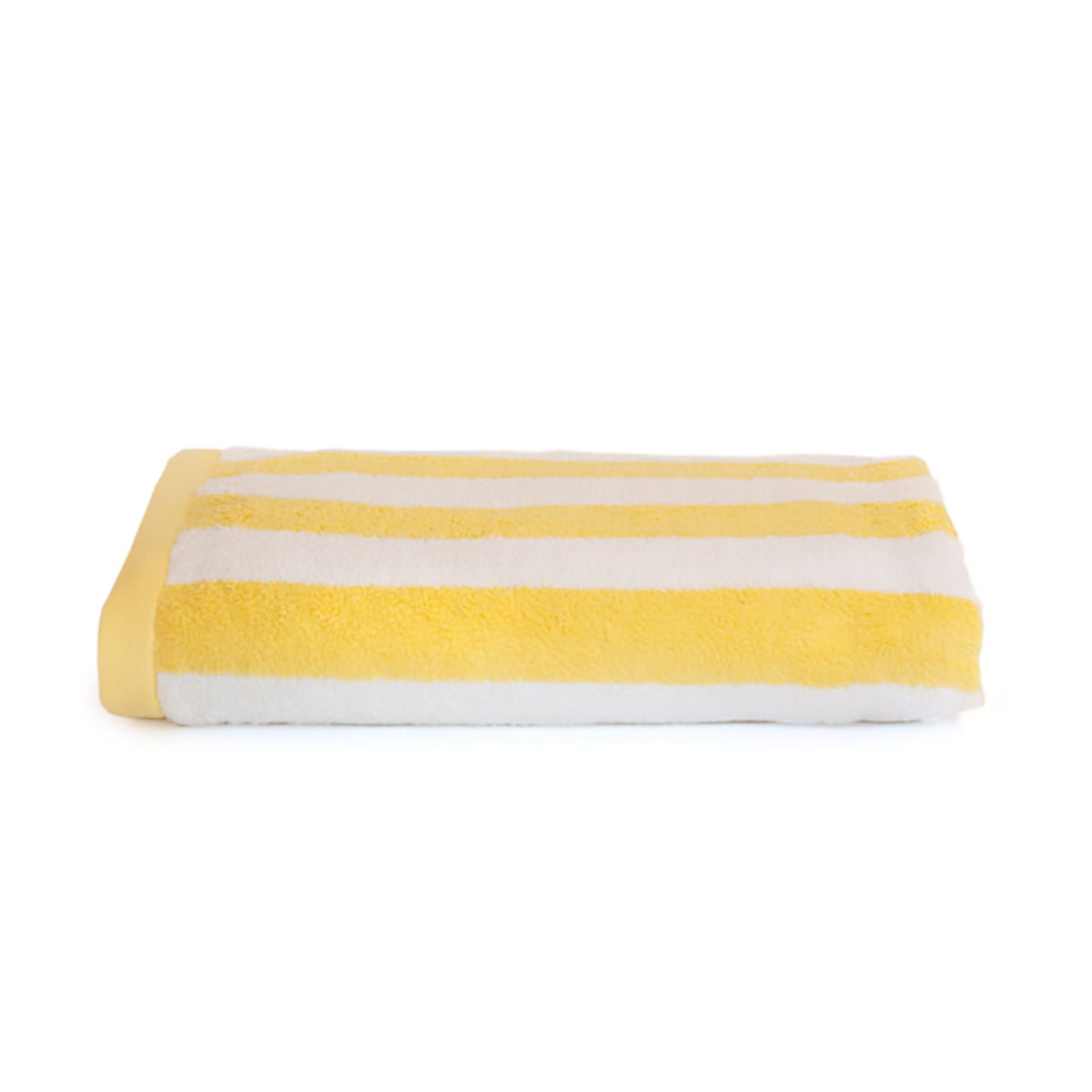 An image of Espalma 700 Stripe Beach Towel - Yellow