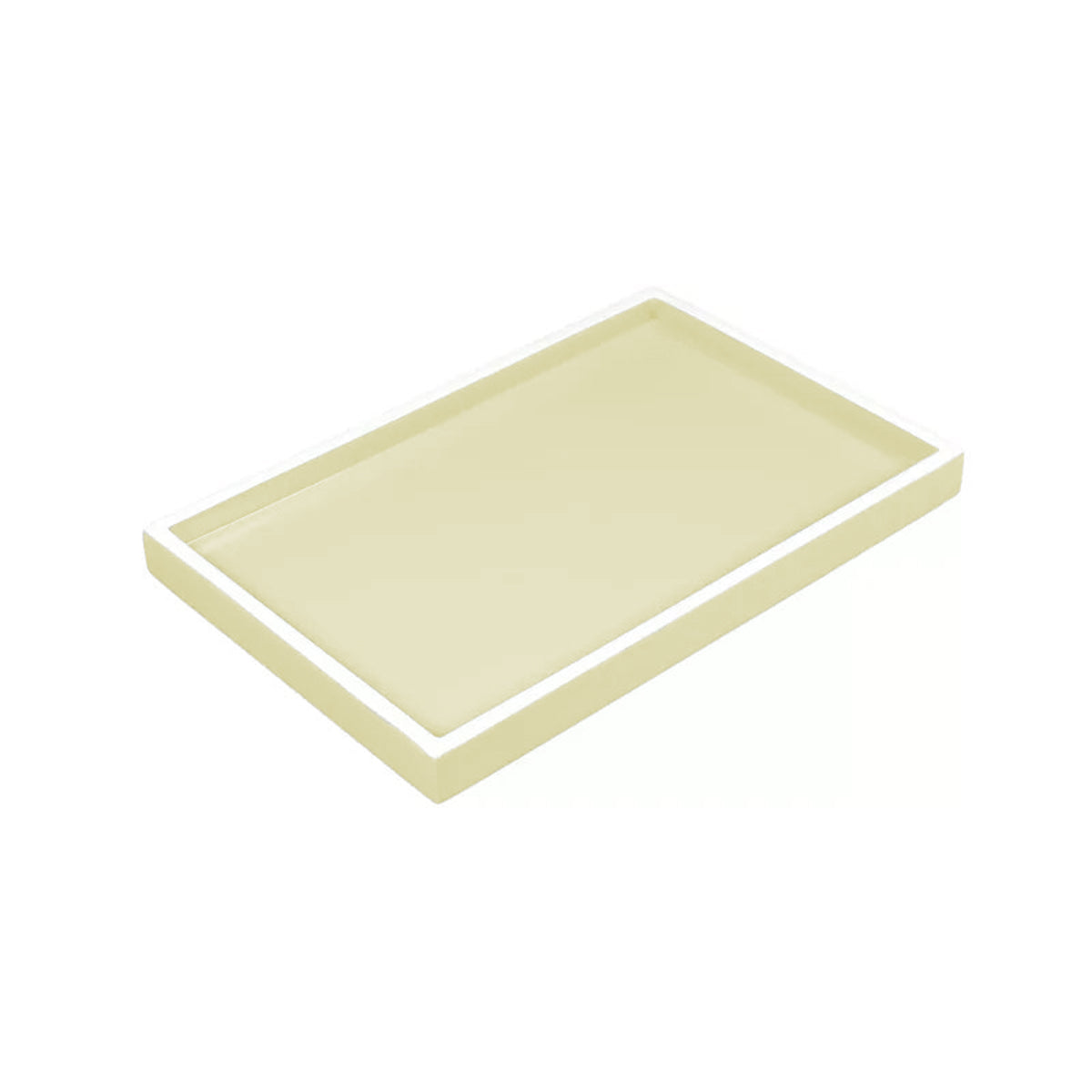 Pacific Connections Taupe & White Vanity Tray
