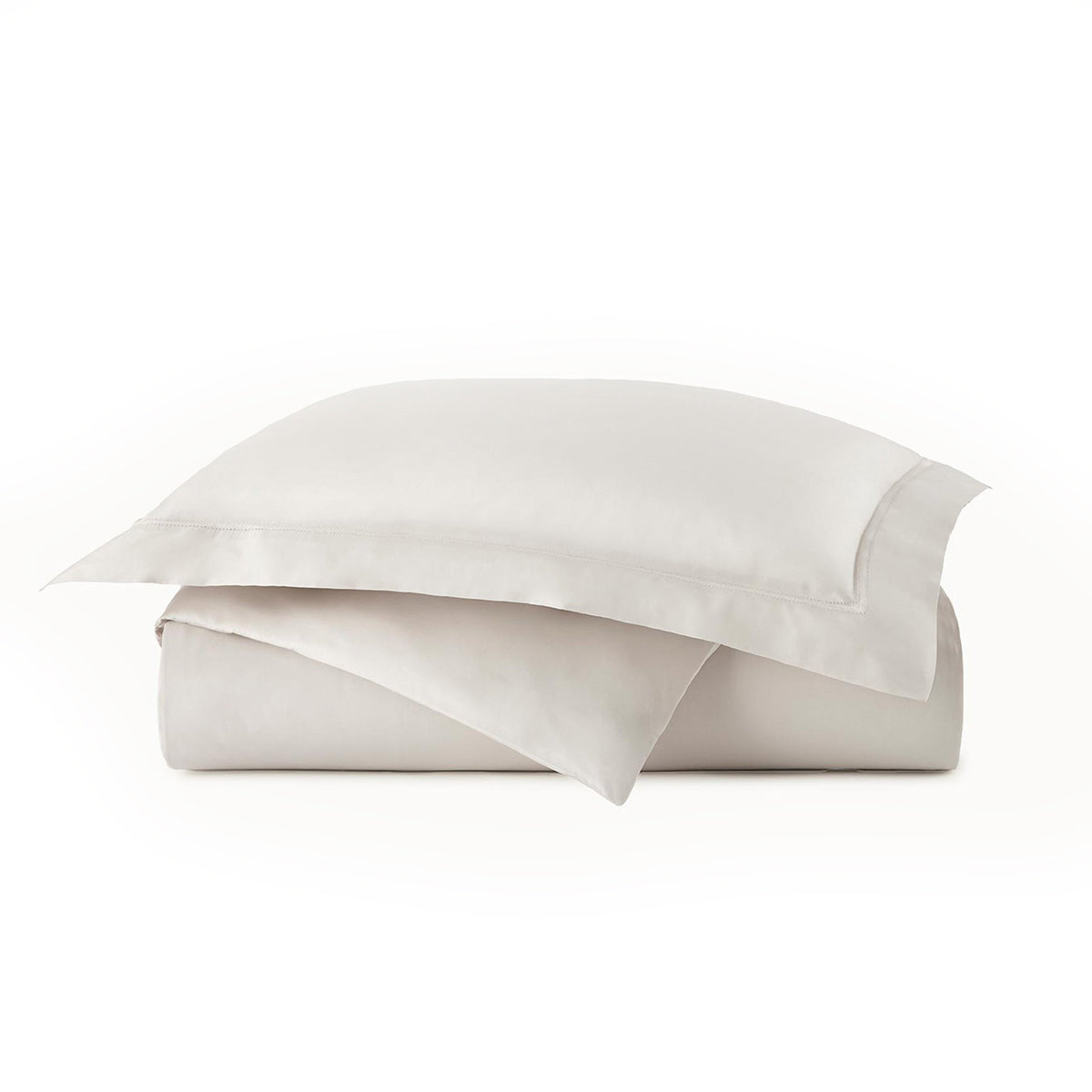 Peacock Alley Virtuoso Queen Platinum Duvet Cover