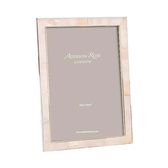Addison Ross White Pave Mother of Pearl Frame