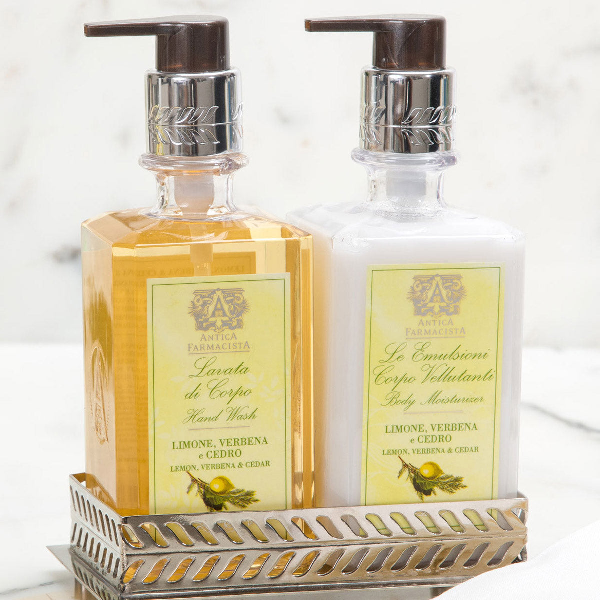 An image of Antica Farmacista Lemon, Verbena, Cedar Body Lotion 10 fl oz