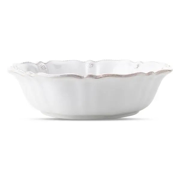 An image of Juliska Berry & Thread Whitewash Oval Serving bowl