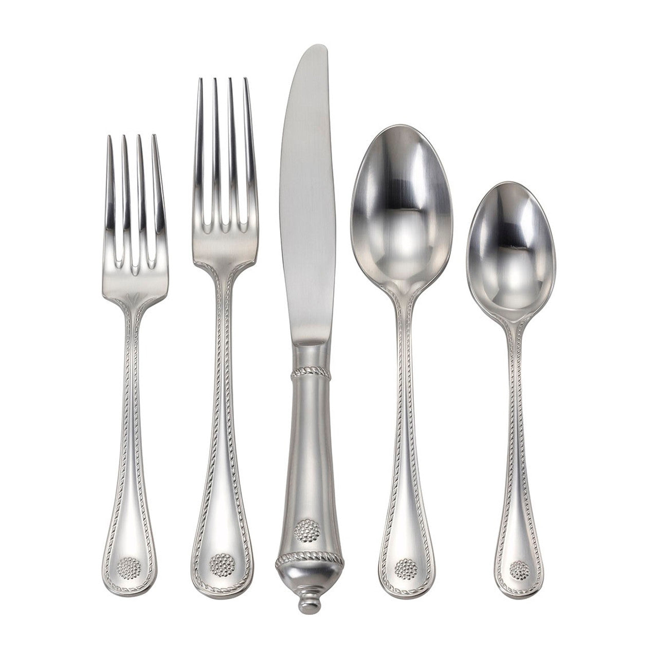 Juliska Berry & Thread Bright Satin 5-Piece Flatware Set