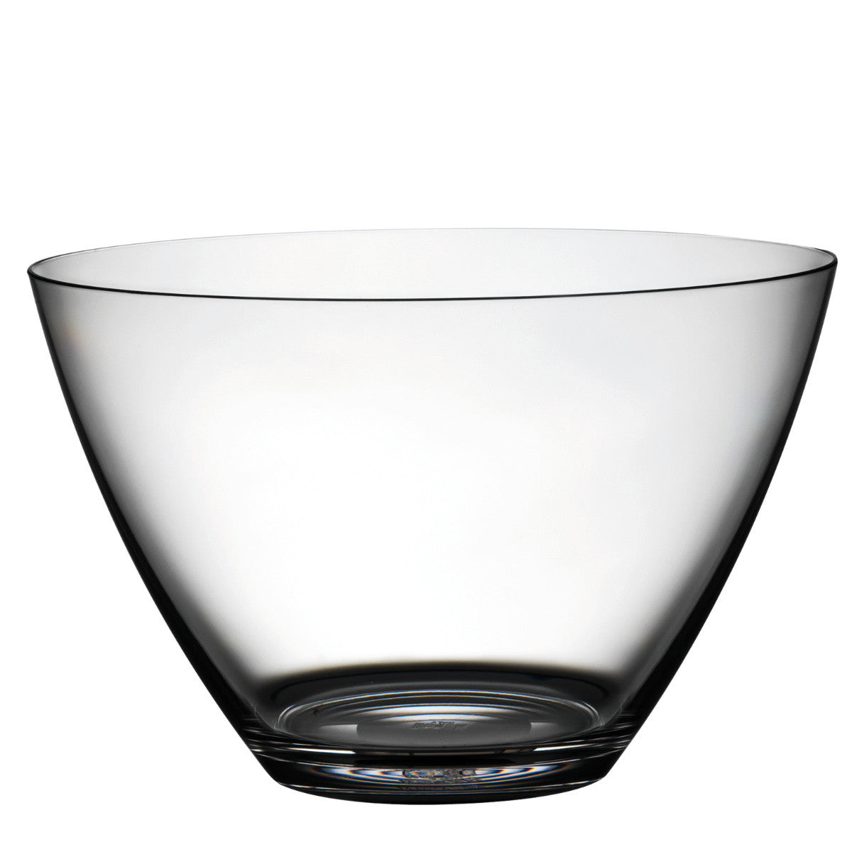 An image of Mepra Policarbonato 8.5in Round bowl, Transparent