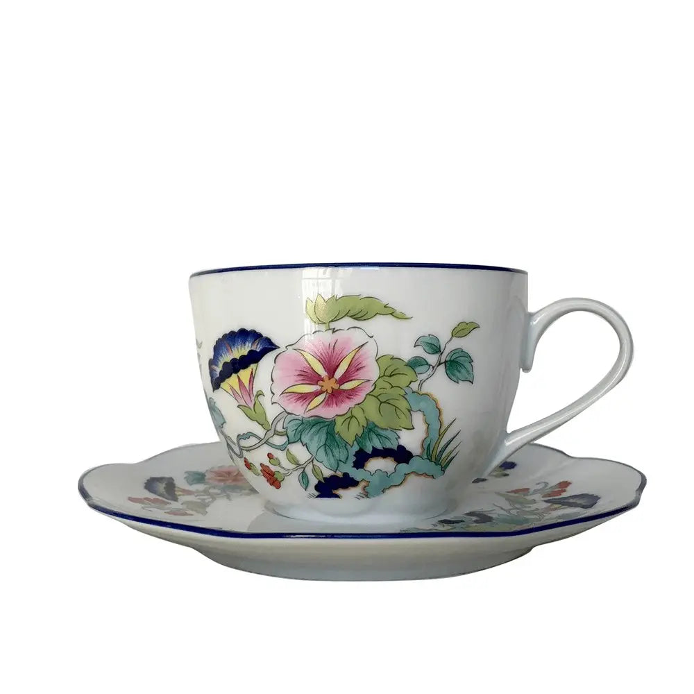 Royal Limoges Paradis Bleu Tea Cup and saucer