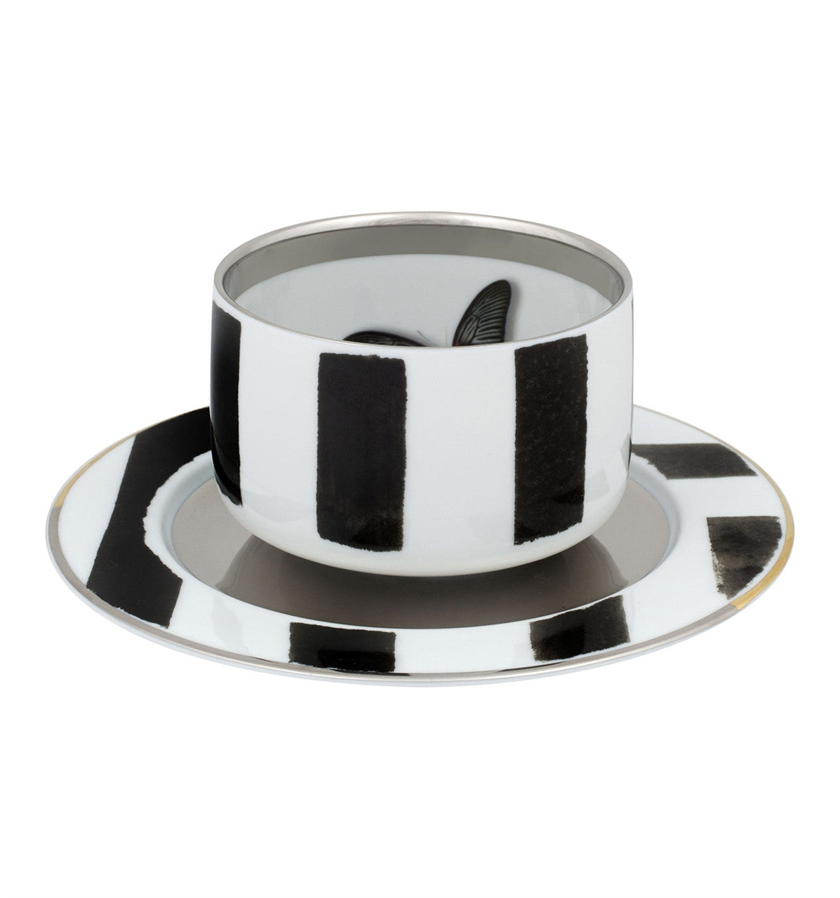 Vista Alegre Christian La Croix Sol & Sombra Tea Cup & Saucer