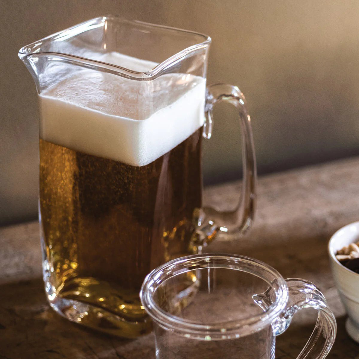 An image of Simon Pearce Woodbury Small Pitcher