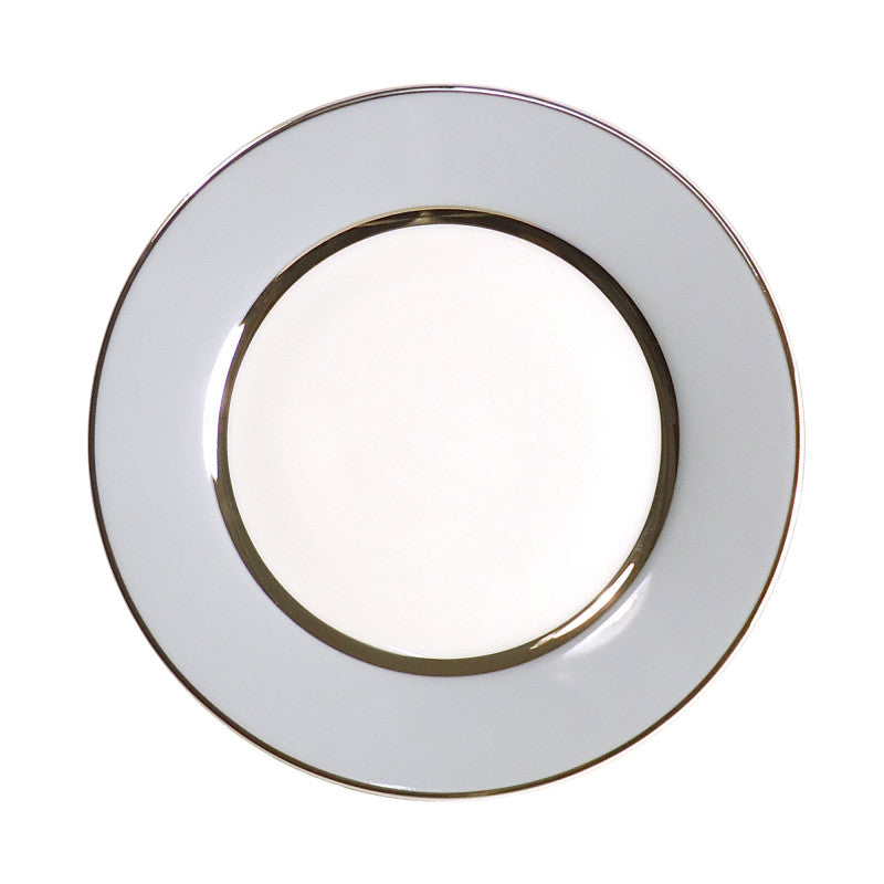 Royal Limoges Mak Grey Platinum Breakfast Saucer