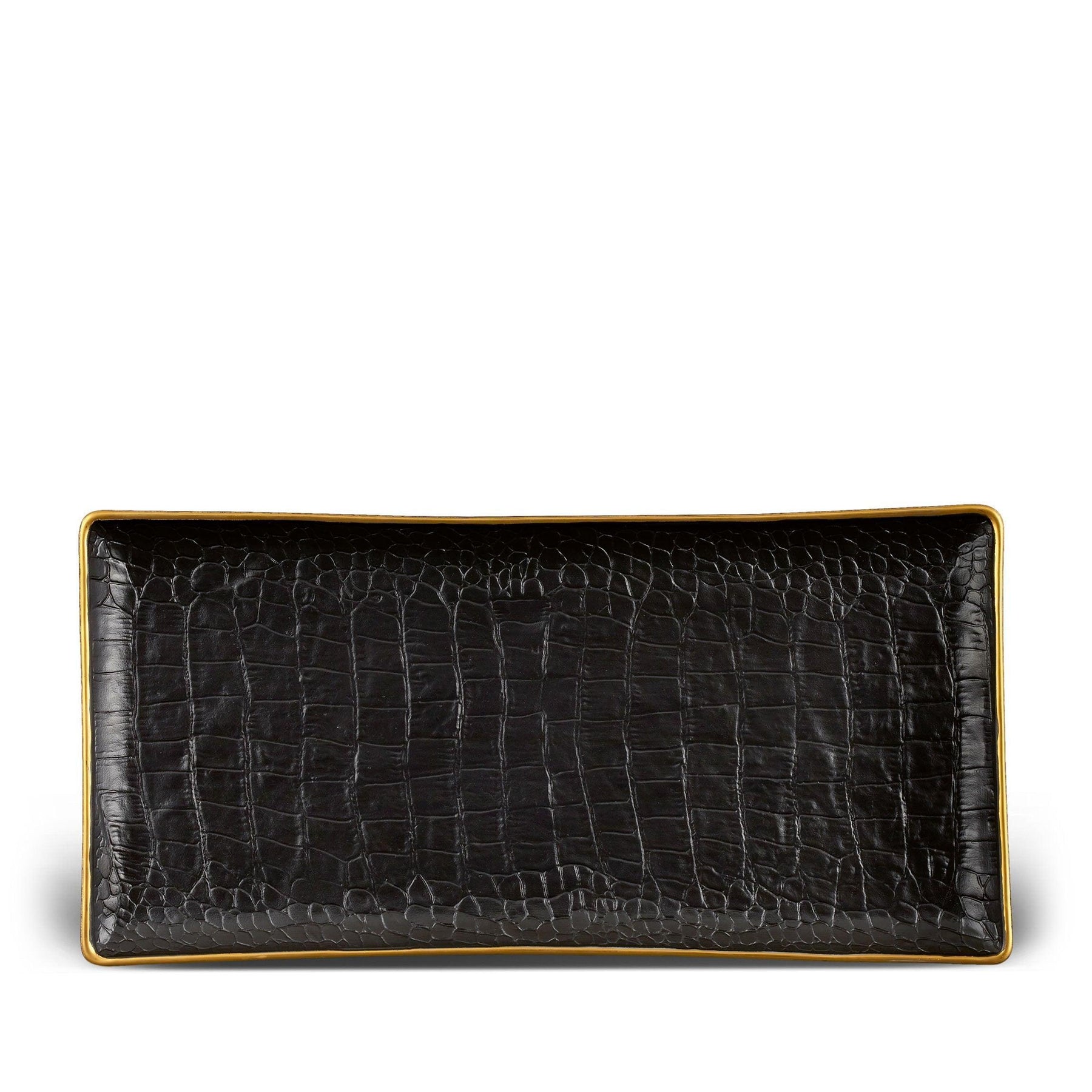 L'Objet Crocodile Rectangular Tray - Medium