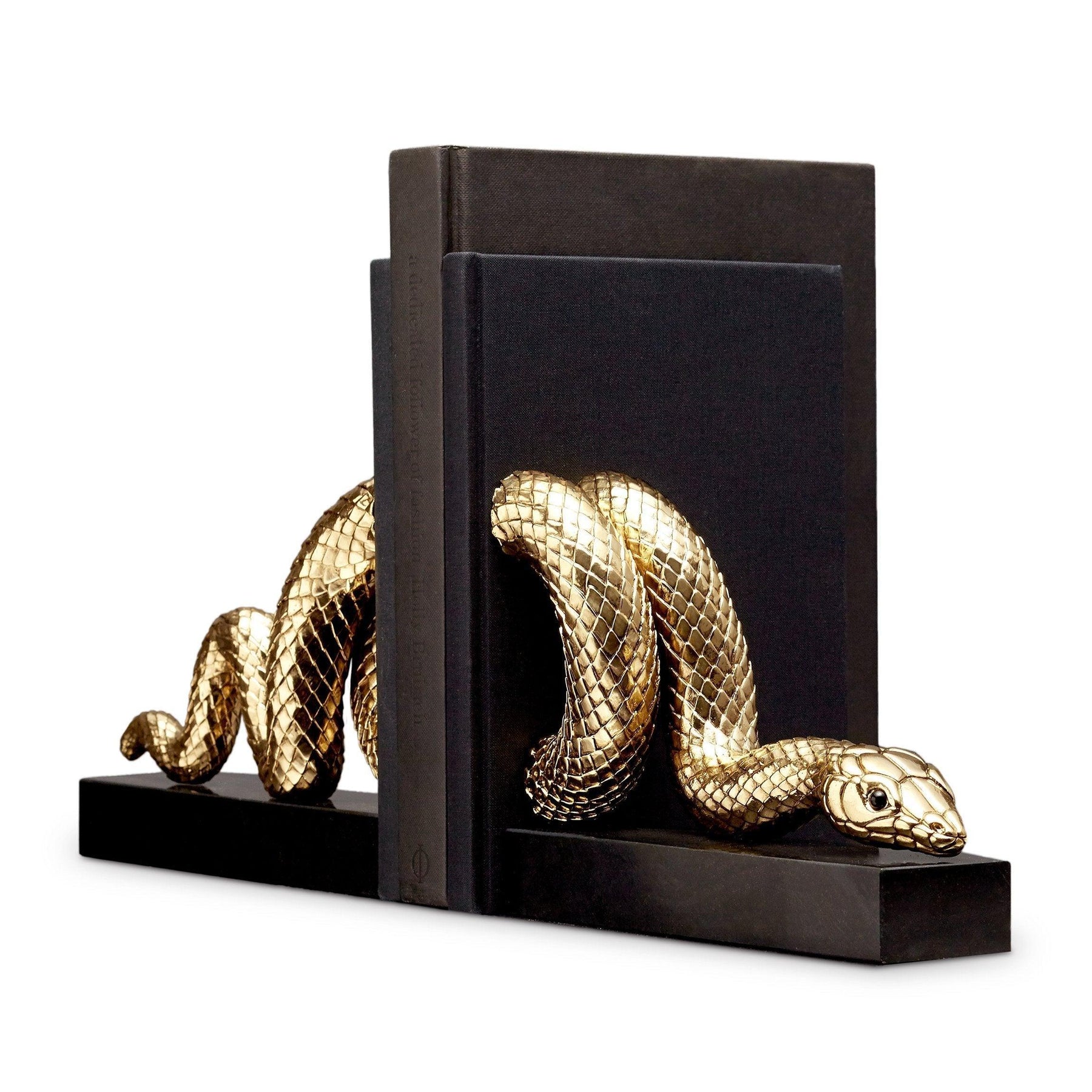 An image of L'Objet Snake Bookend Set