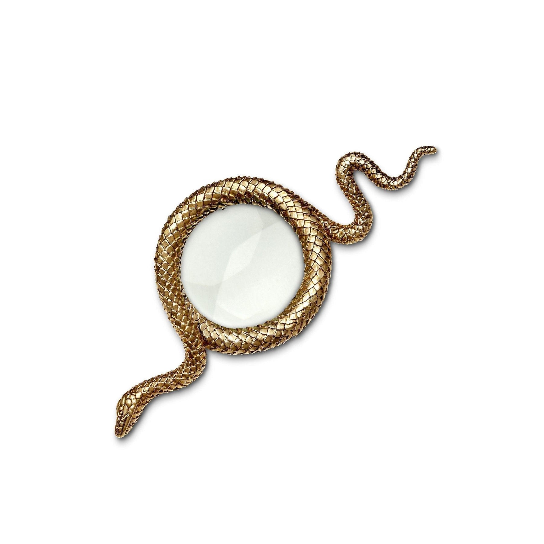 An image of L'Objet Snake Magnifying Glass - Gold