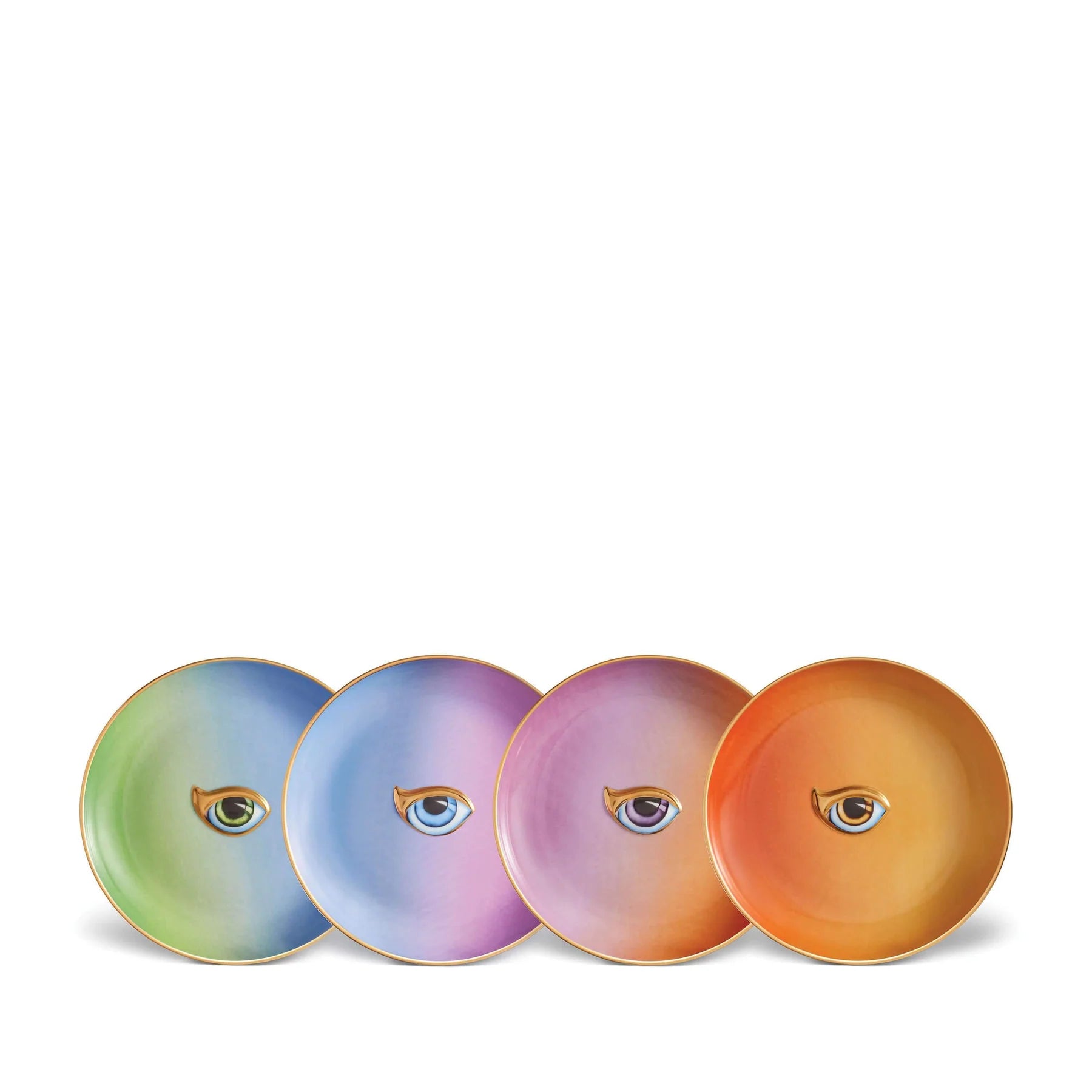 L'Objet Lito Plate - Assorted Set of 4