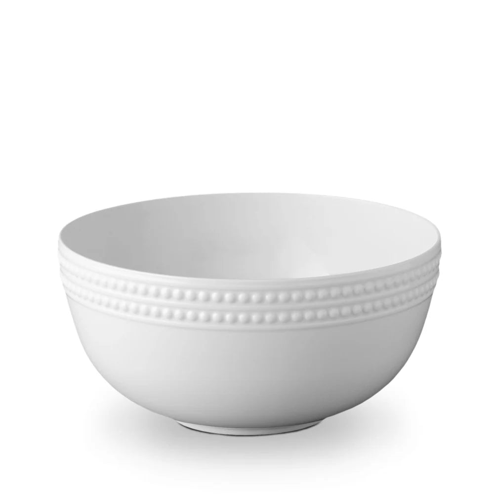 L'Objet Perlée Serving Bowl - White
