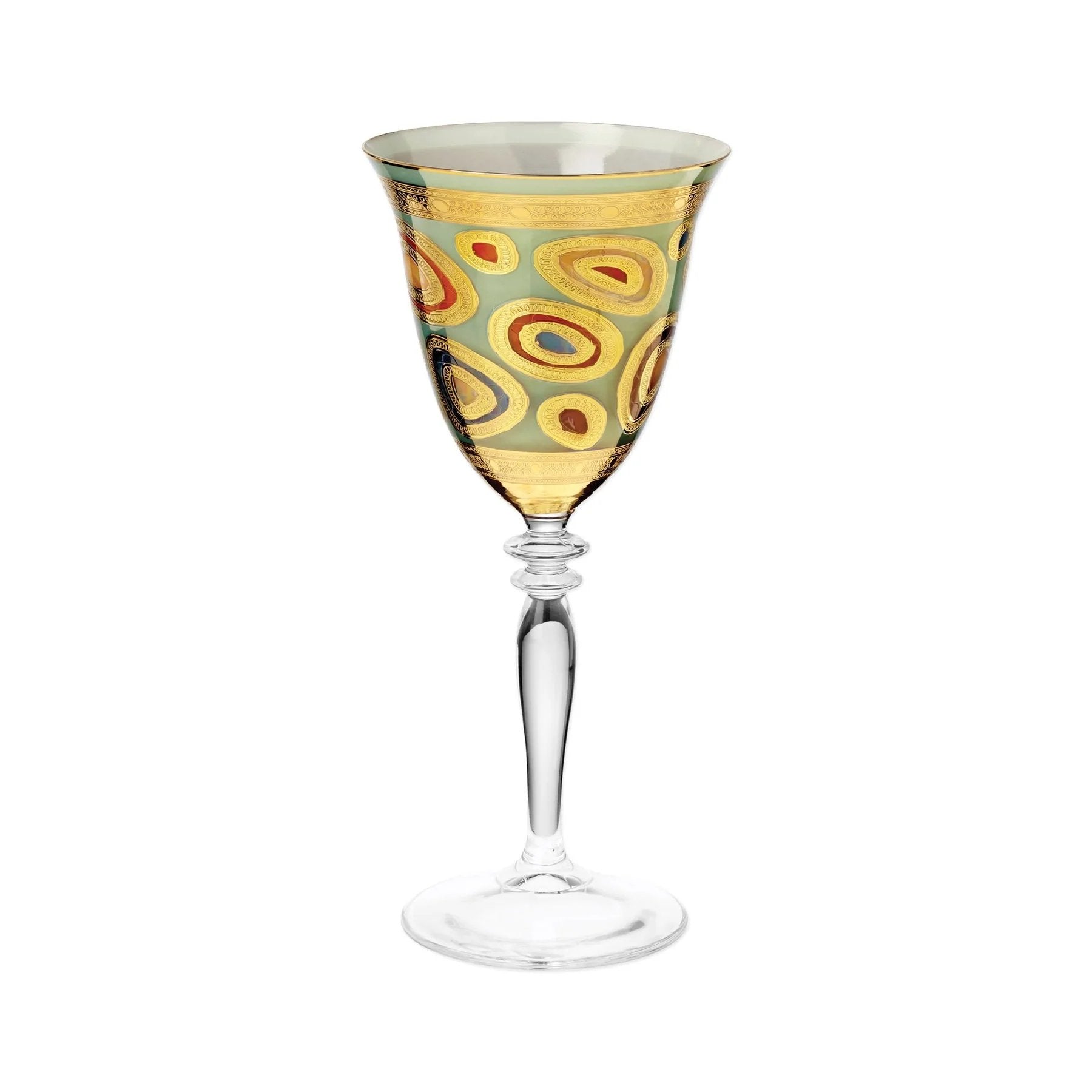 An image of Vietri Regalia Wine Glass