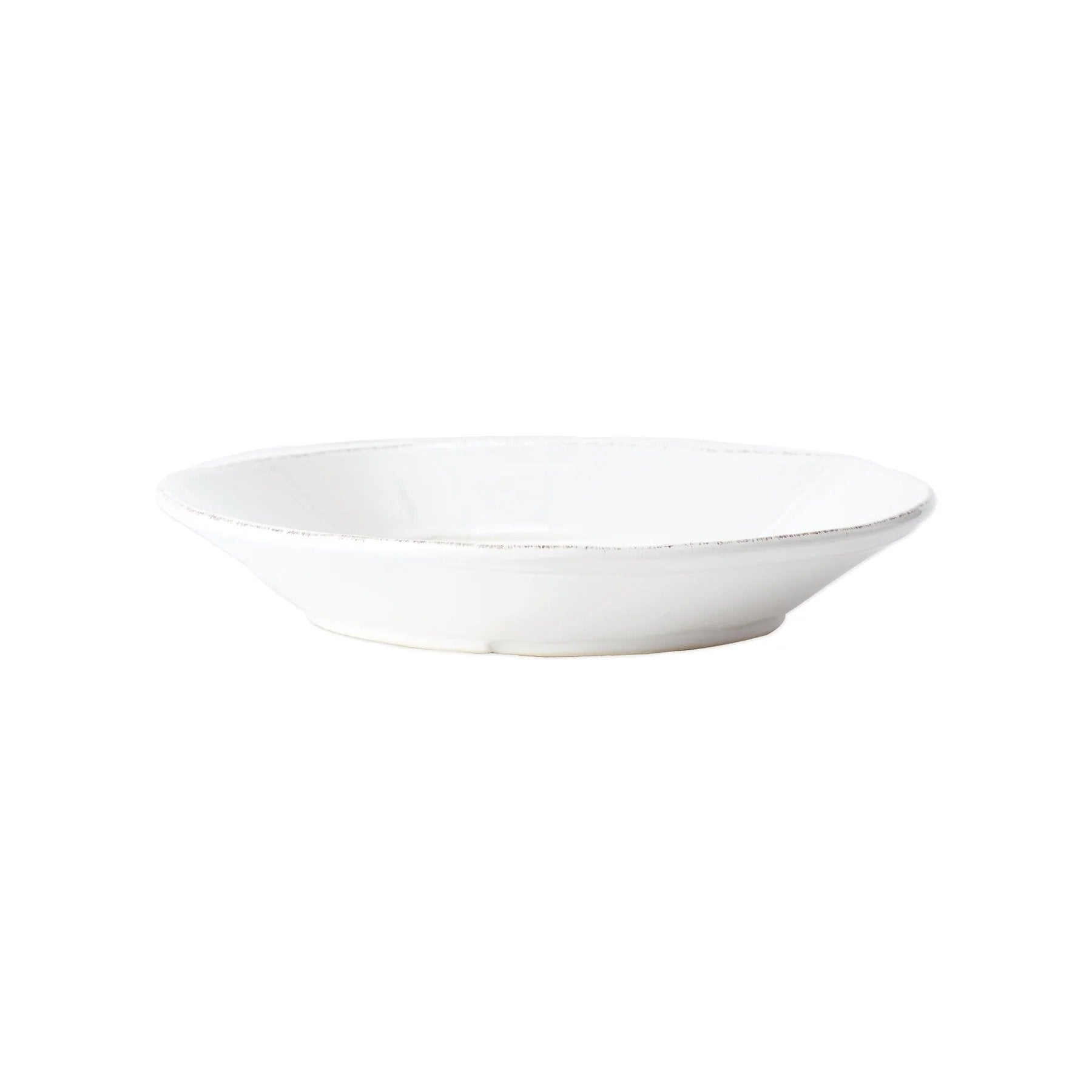 An image of Vietri White Lastra Pasta Bowl