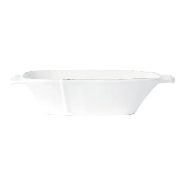 An image of Vietri Lastra White Au Gratin - Medium