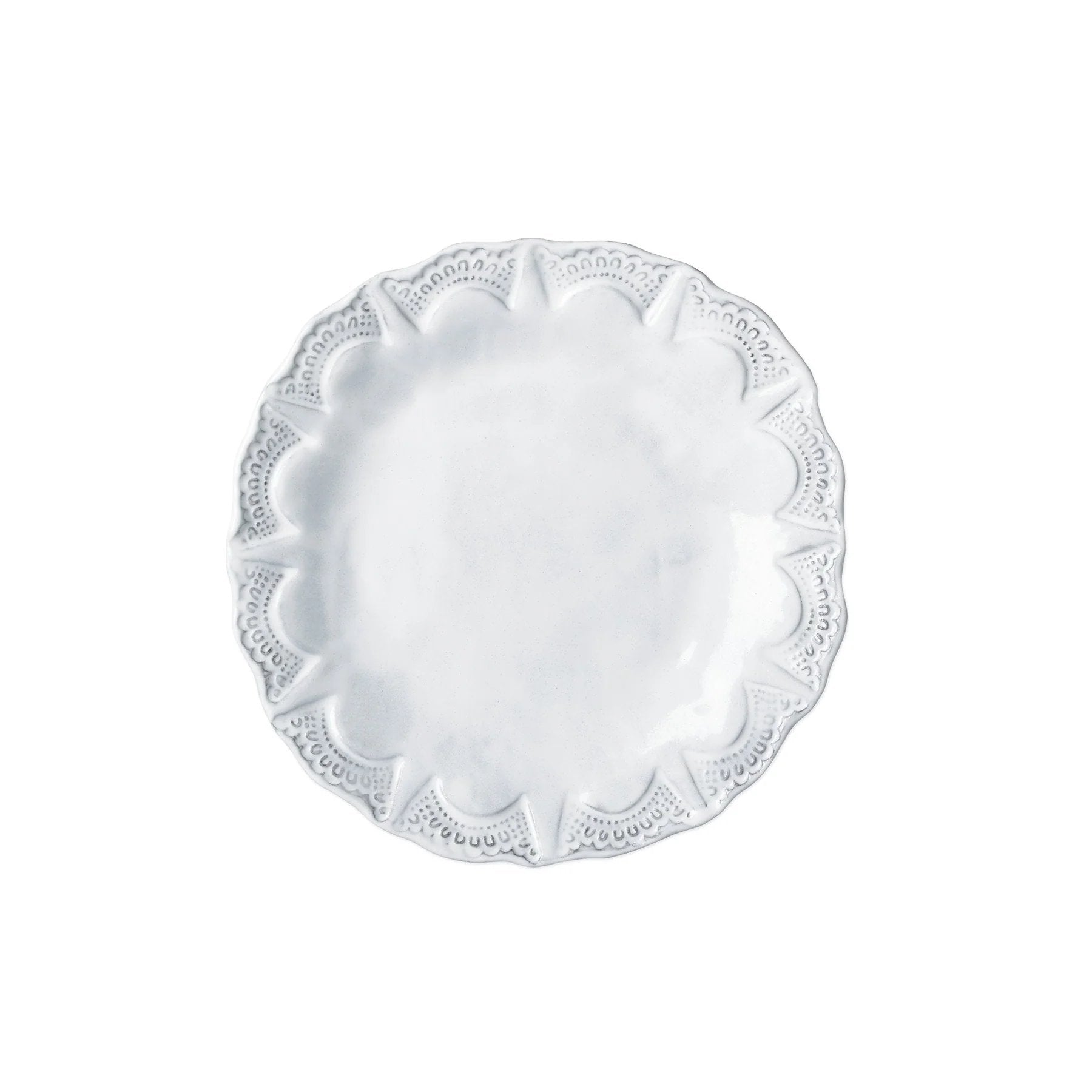 Vietri Incanto Stone Lace Salad Plate