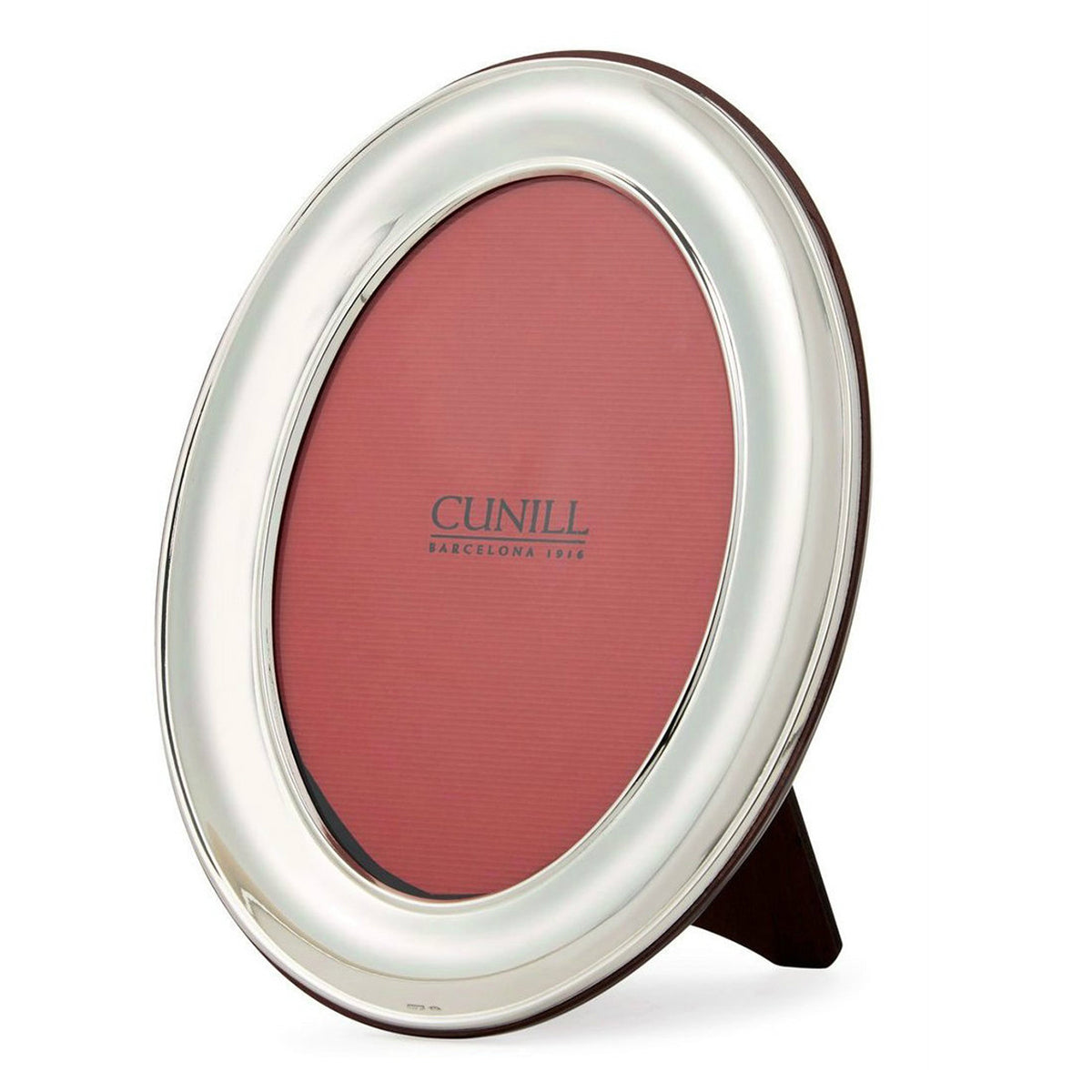 An image of Cunill Sterling Silver Oval Plain Picture Frame