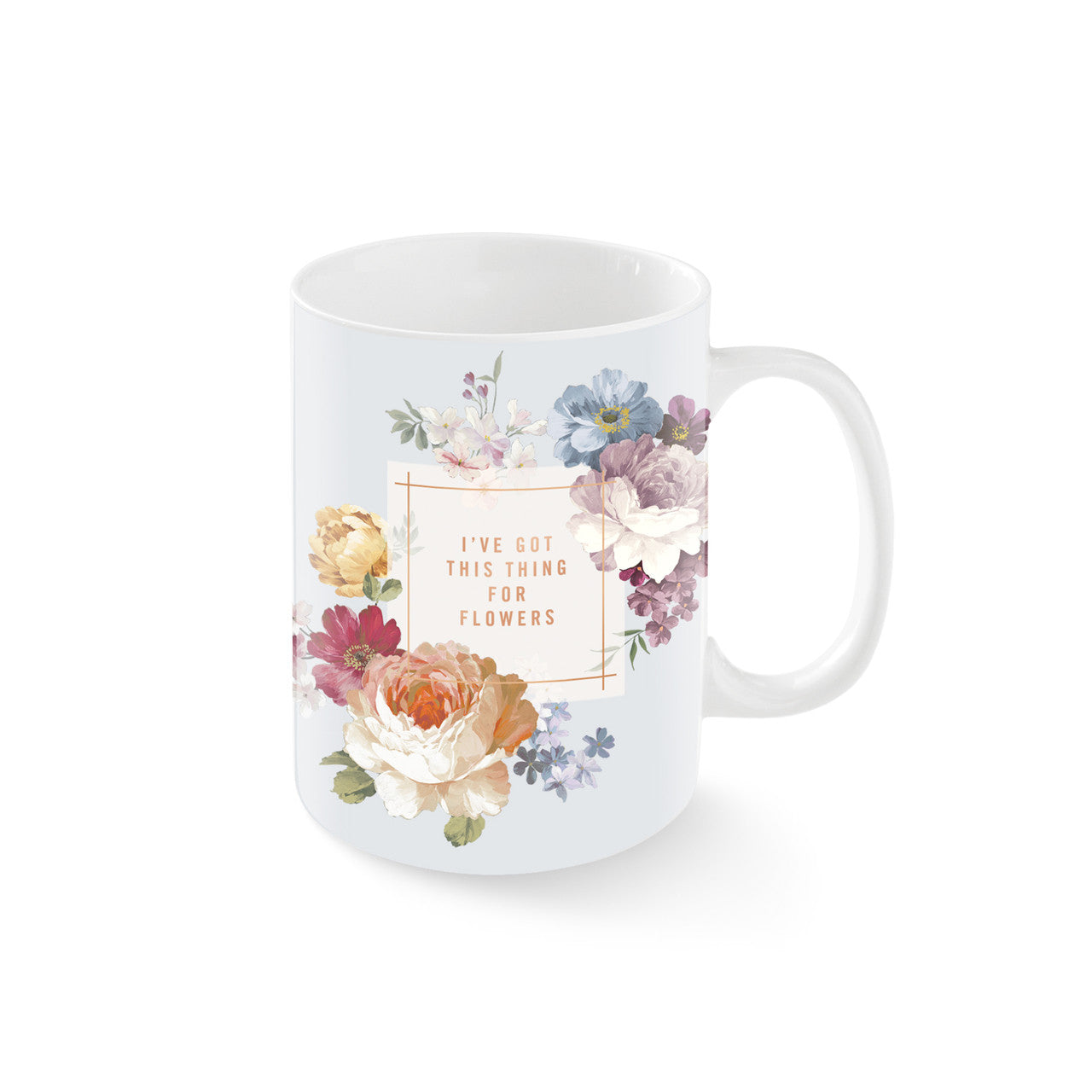 Fringe Studio Rose Border Square Kansas Mug