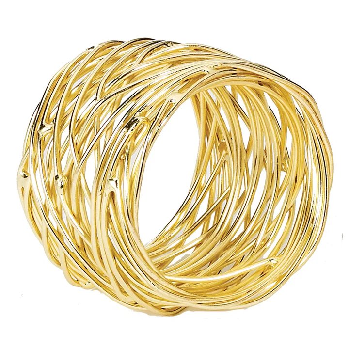 Bodrum Tara Napkin Ring - Set of 4