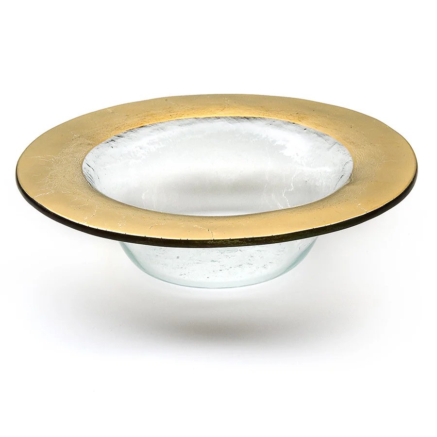 Annieglass Roman Antique Wine Coaster