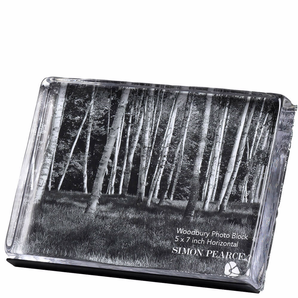 An image of Simon Pearce Woodbury Horizontal Photo Block