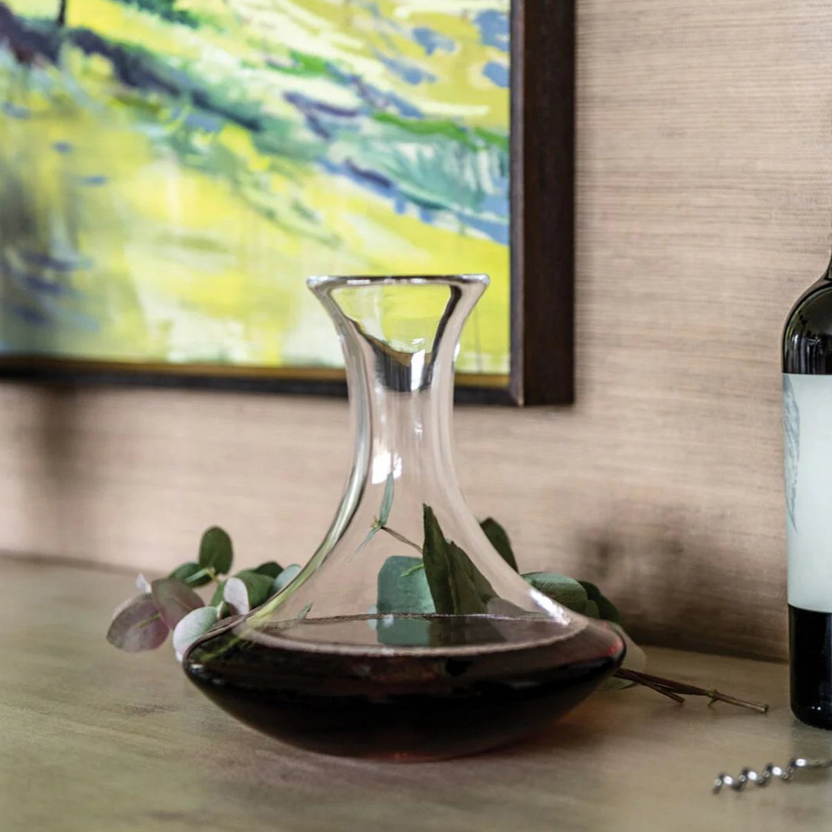 An image of Simon Pearce Madison Wine Decanter