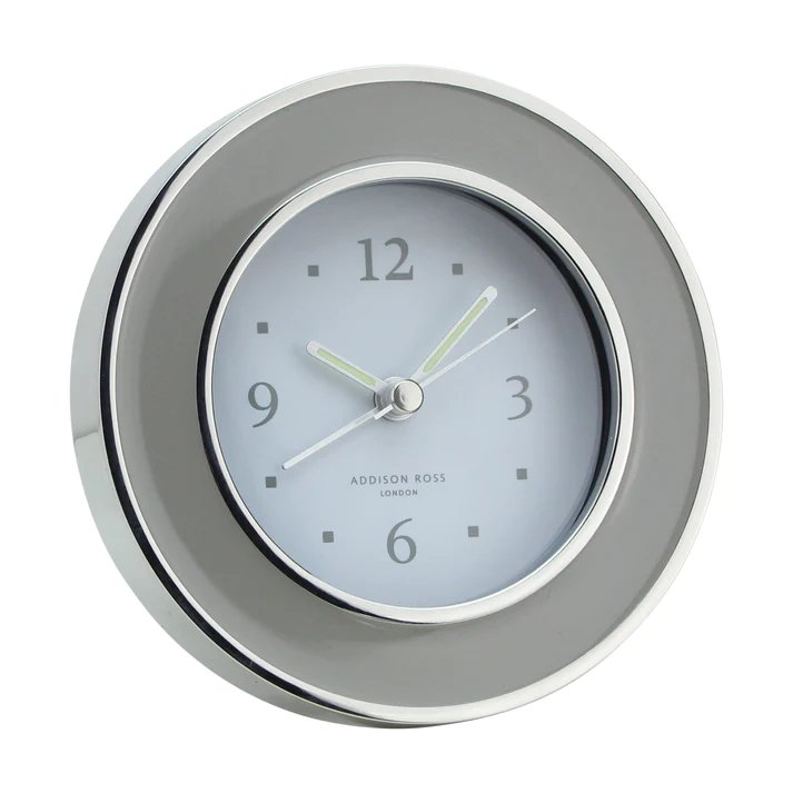 An image of Addison Ross Round Enamel Alarm Clock - Parent (Not for Sale)