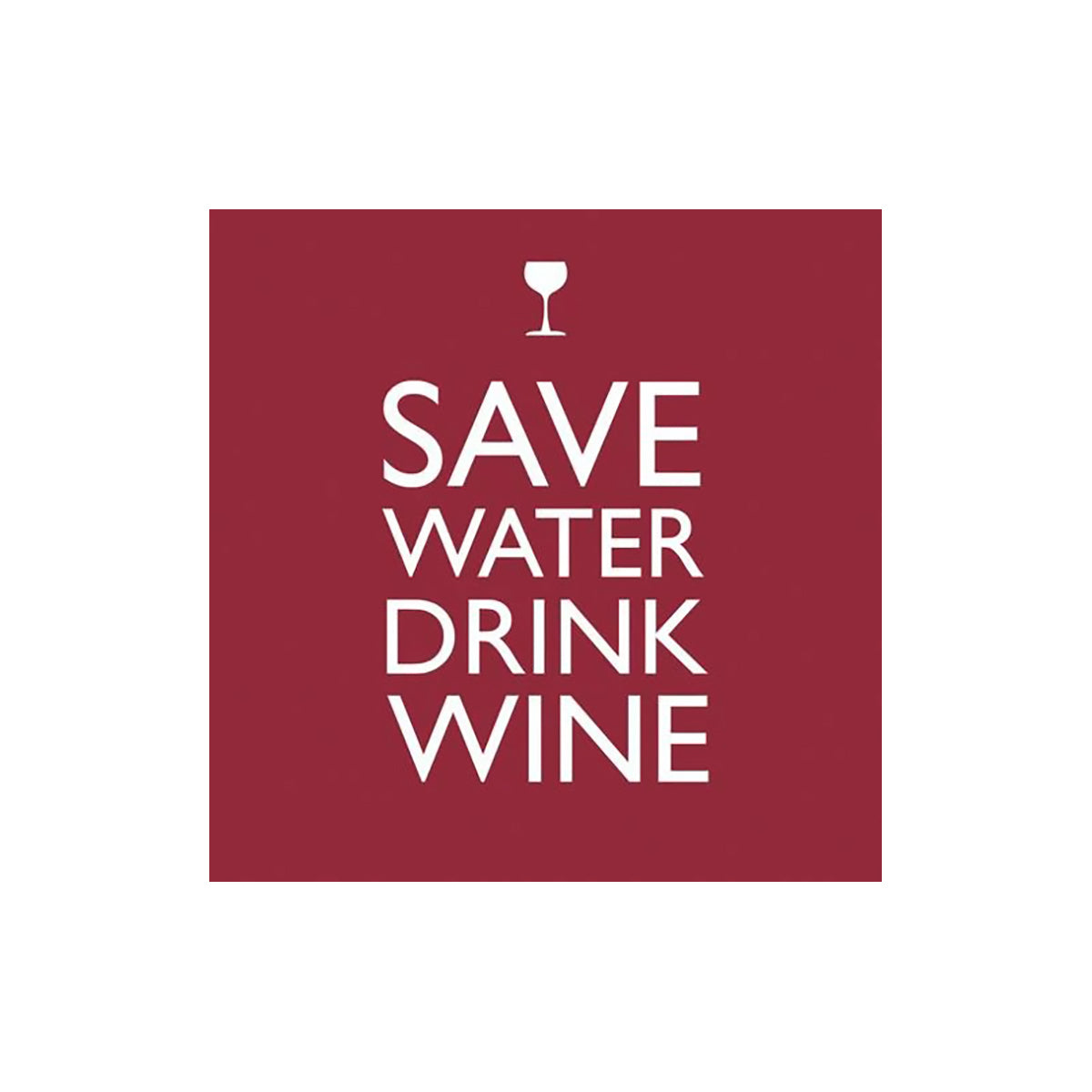 Wine Lover's Workout Cocktail Napkins