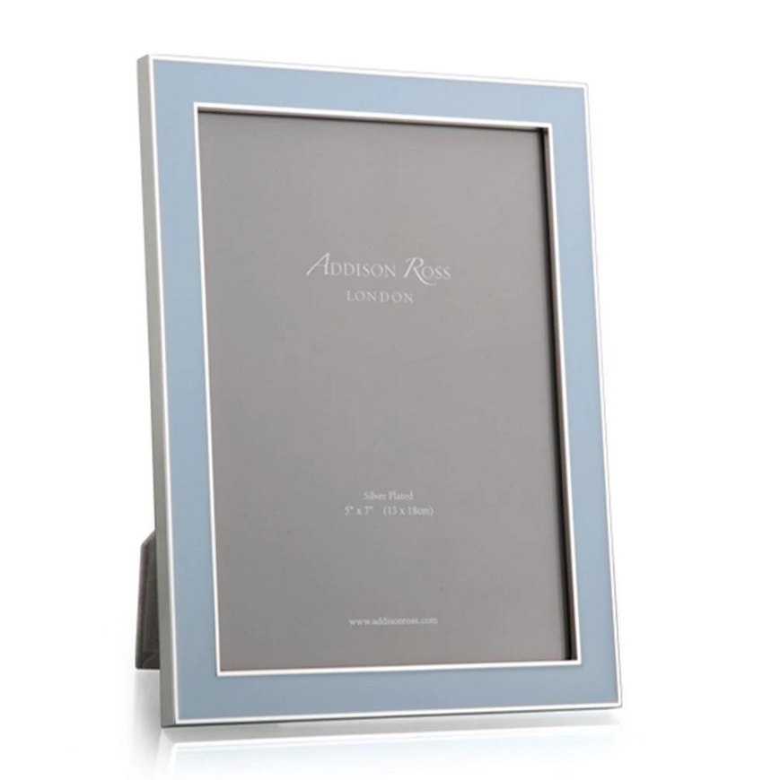 An image of Addison Ross Enamel with Silver Frame