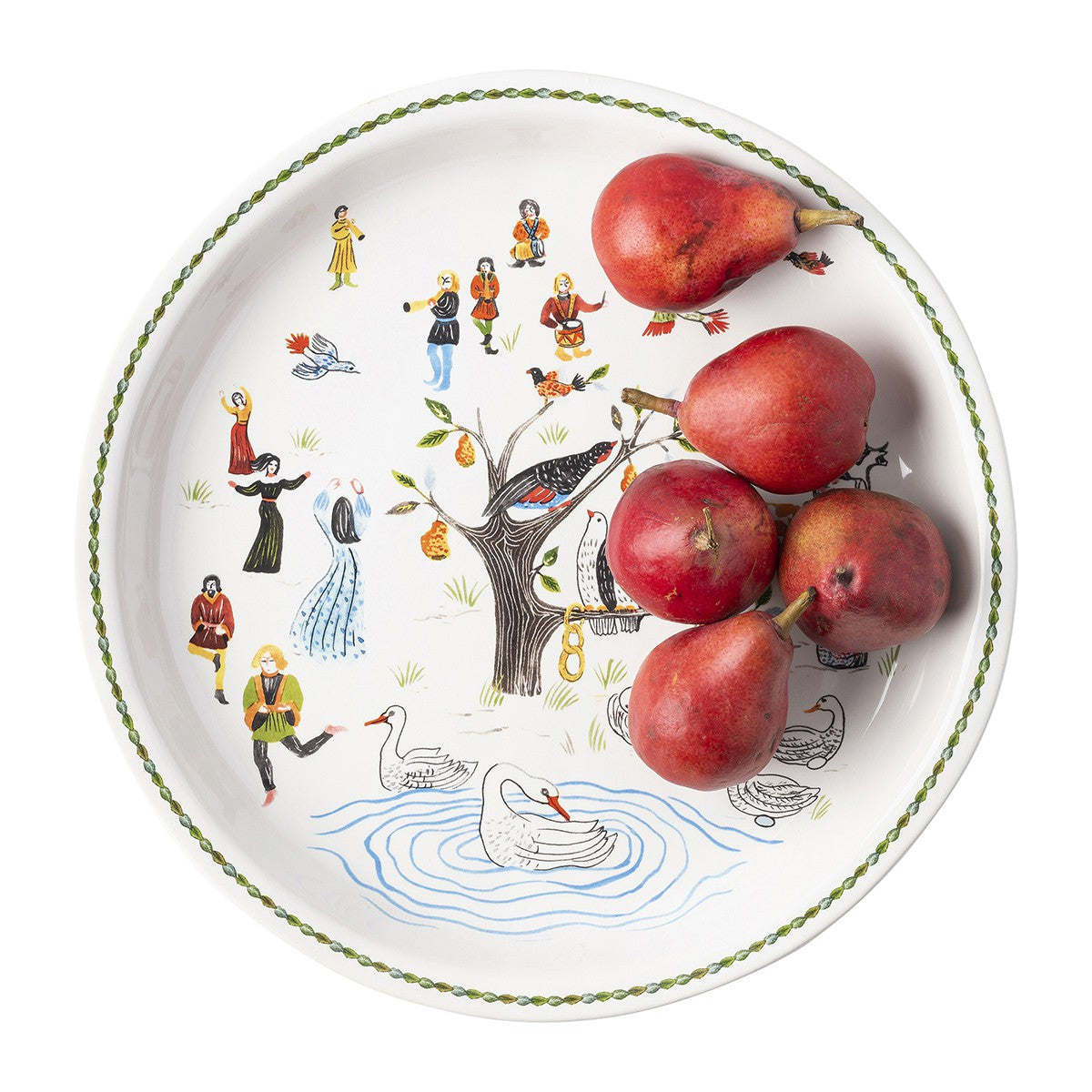 An image of Juliska Twelve Days of Christmas Round Platter