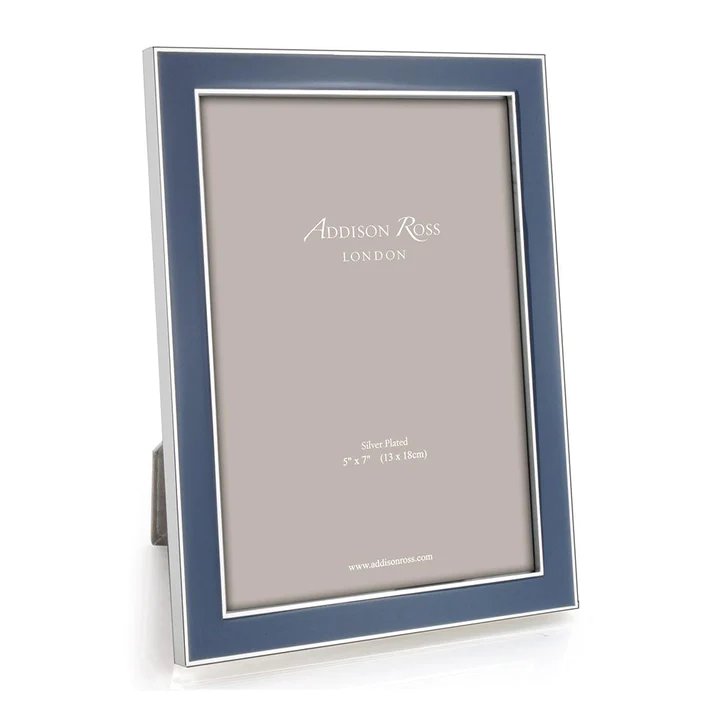 An image of Addison Ross Enamel with Silver Frame